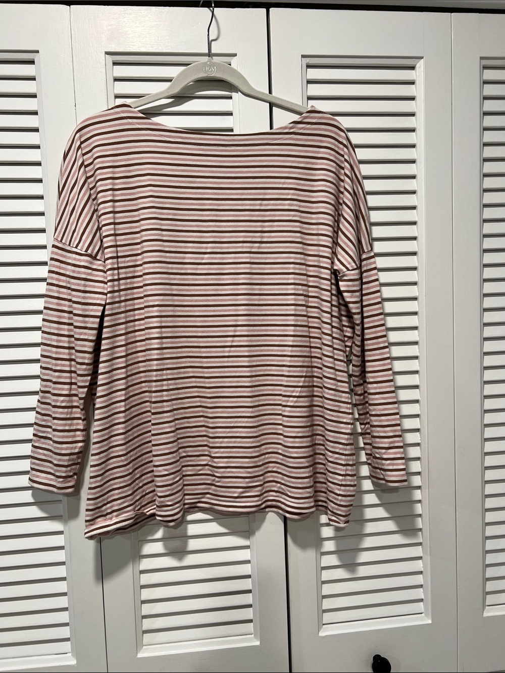 Hatch Maternity Long Sleeve Striped Tee